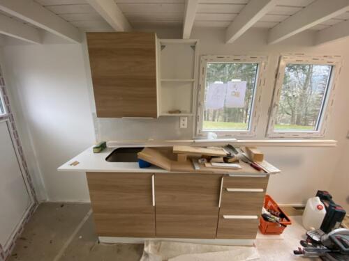 Die Küche kommt! Stand 20.03.2022